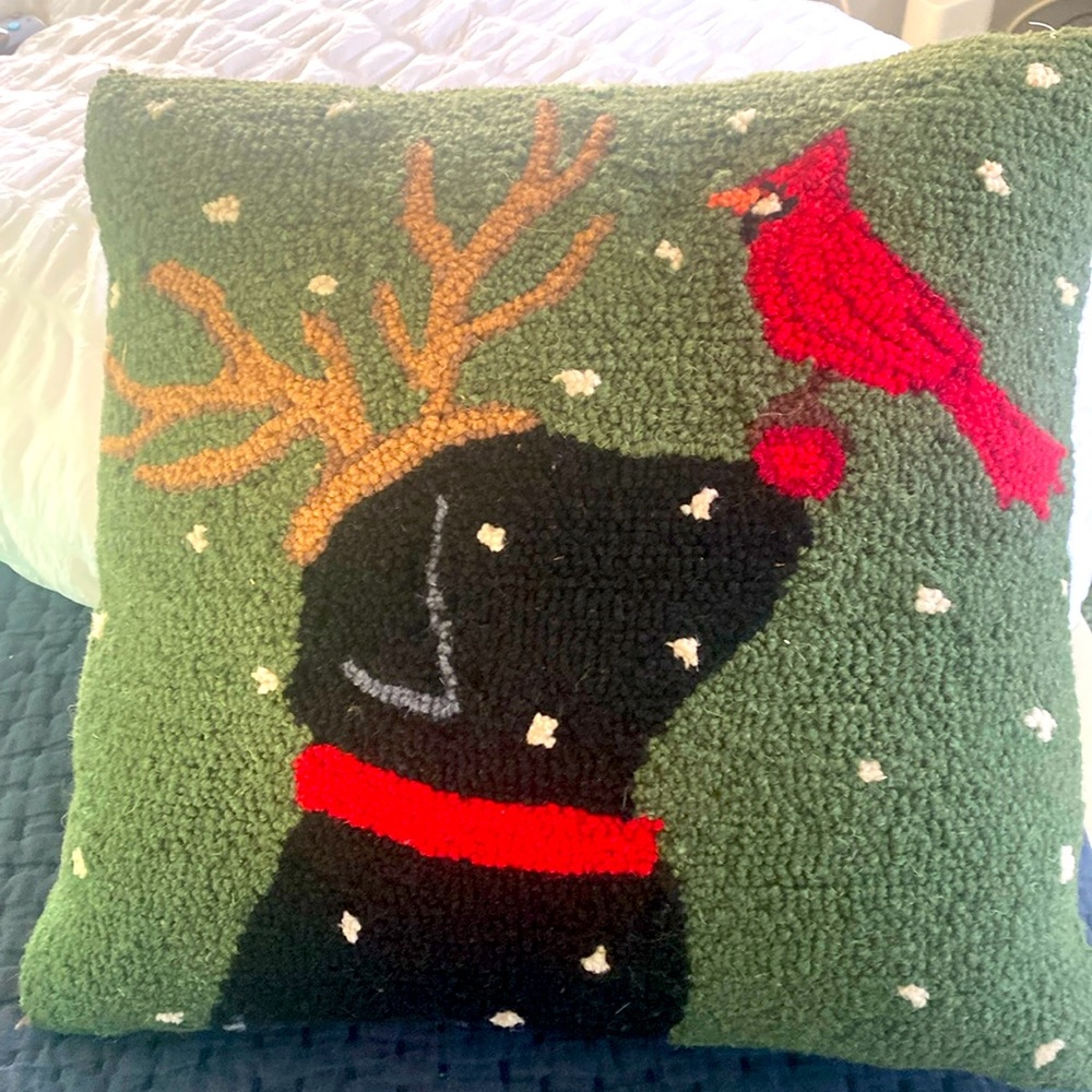 16x16 holiday pillow